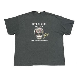 Stan Lee RIP Marvel 1922 – 2018 T-shirt Thank You For The Memories Size 2XL XXL